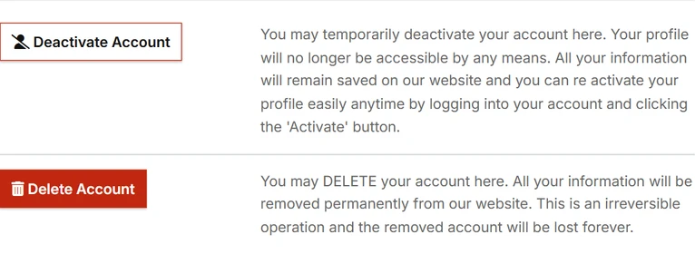 Step 10: Delete or Deactivate Your Profile After Finding a Match